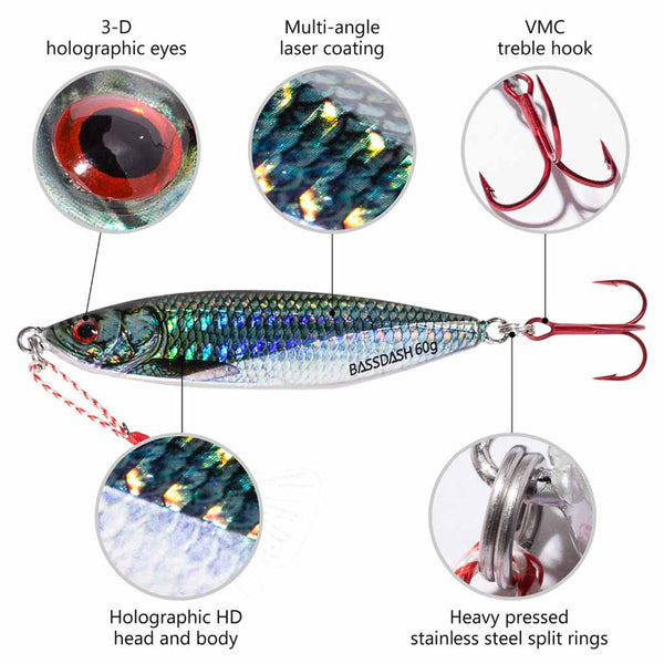 Fishhead Custom Lures - VMC Treble hooks 9650BN Size #4