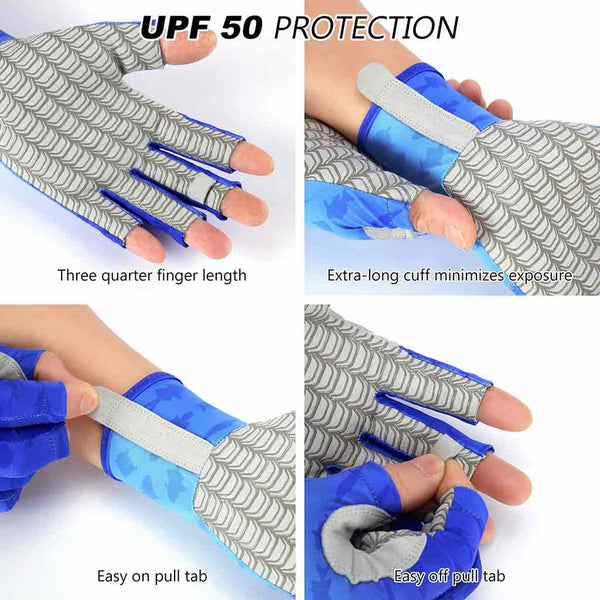 Altimate II UPF 50+ Fingerless Fishing Gloves