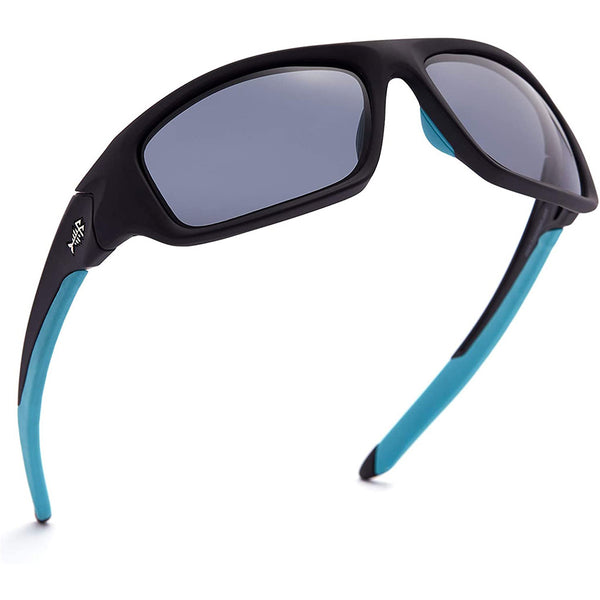 Bassdash V02 Polarized UV Protection Sport Sunglasses for Fishing Driving Hiking, Frame-Carbon Fiber/Lens-Grey