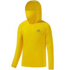 Youth UPF 50+ Hooded Sun Shirt with Mask