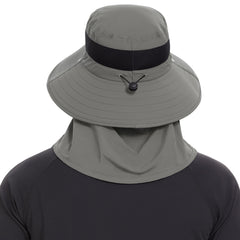 Unisex UPF 50+ Sun Hat with Face Cover & Neck Flap FH09 - Bassdash