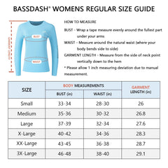 Women's UPF 50+ Long Sleeve Shirts FS03W - Bassdash