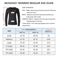 Women's UPF 50+ Long Sleeve Shirts FS03W - Bassdash