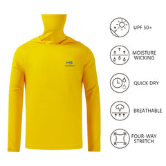 Youth UPF 50+ Hooded Sun Shirt with Mask