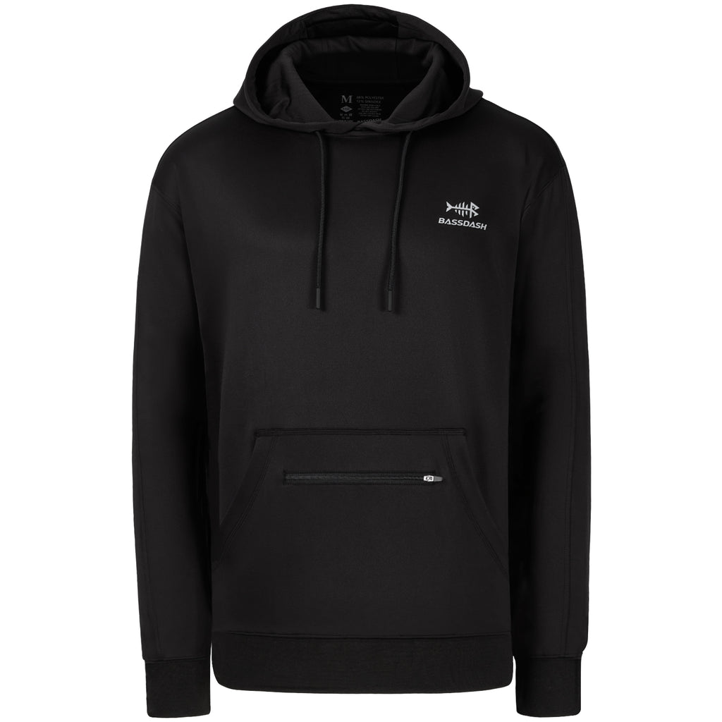 Mens Fleece Hoodie with Zip Pockets | Bassdash Hunting