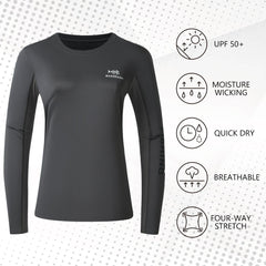 Women's UPF 50+ Long Sleeve Shirts FS03W - Bassdash