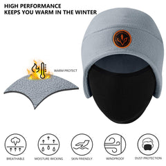 2-in-1 Warm Fleece Hat - Bassdash