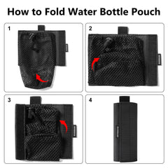 Water Bottle Pouch with Carabiner - Bassdash