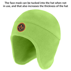 2-in-1 Warm Fleece Hat - Bassdash