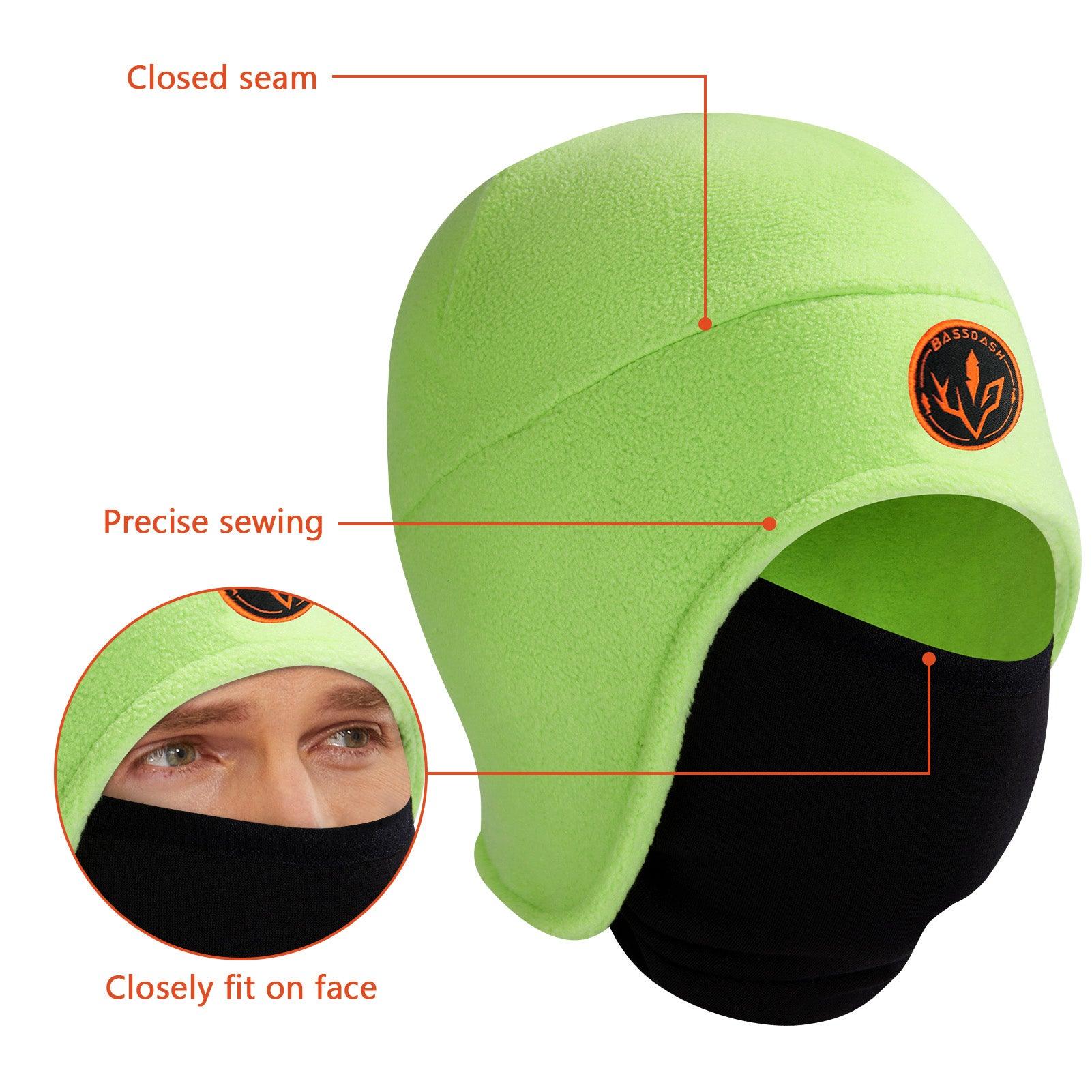 2-in-1 Warm Fleece Hat - Bassdash