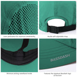 Bassdash Foldable UPF 50+ Fishing Hats with Removable Neck Flap FH12