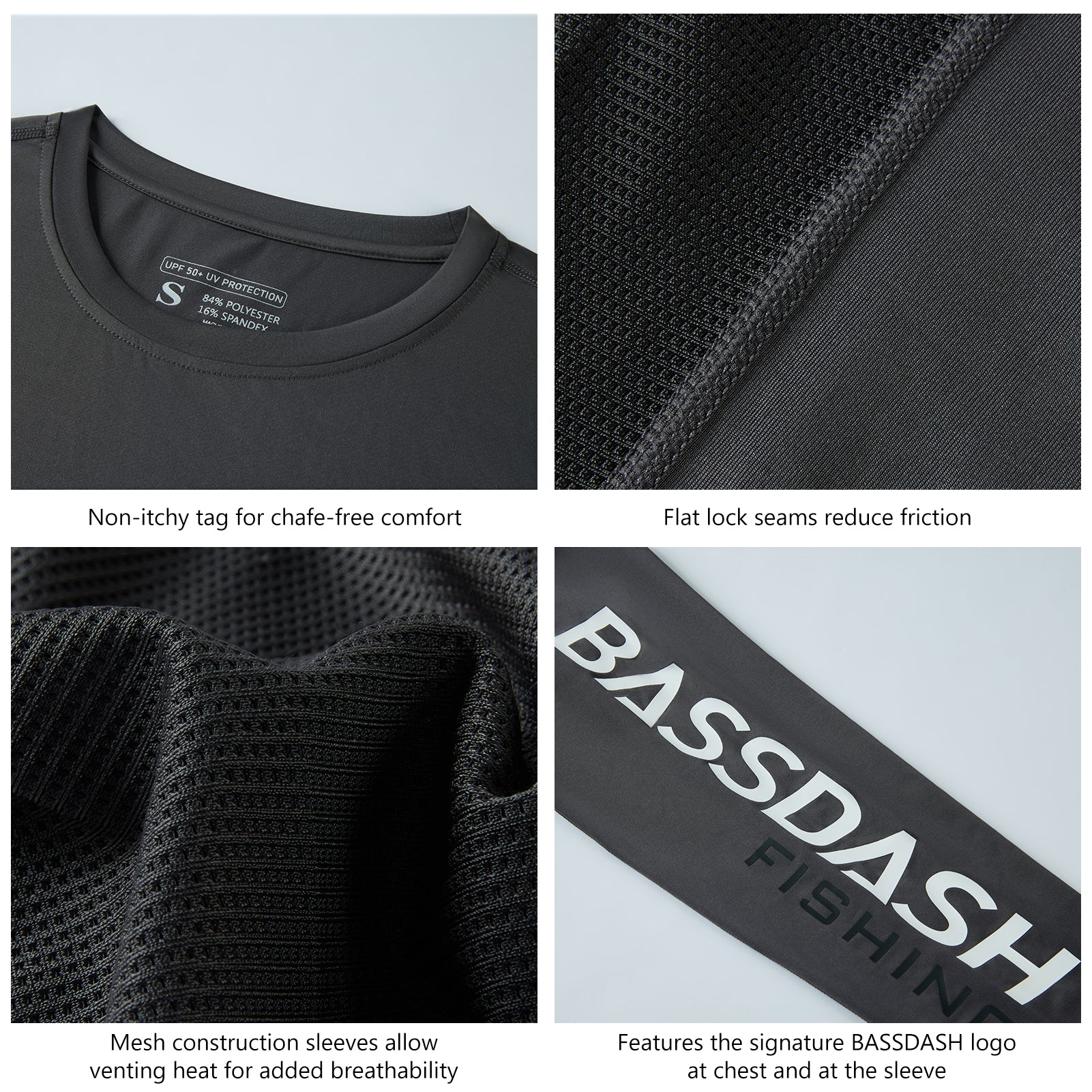 Buy Black Mesh Long Sleeve Top 16, T-shirts