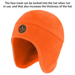 2-in-1 Warm Fleece Hat - Bassdash