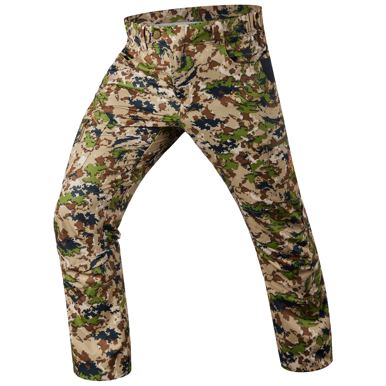 BASSDASH Invis Mens Stretch Hunting Pants Water Resistant Camo Fishing Pant,  Autumn Forest, S price in Dubai, UAE