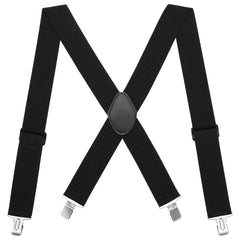 Men’s Elastic Suspenders with Heavy Duty Metal Clips - Bassdash