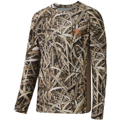 M's UPF 50+ Long Sleeve Camo Shirts for Hunting