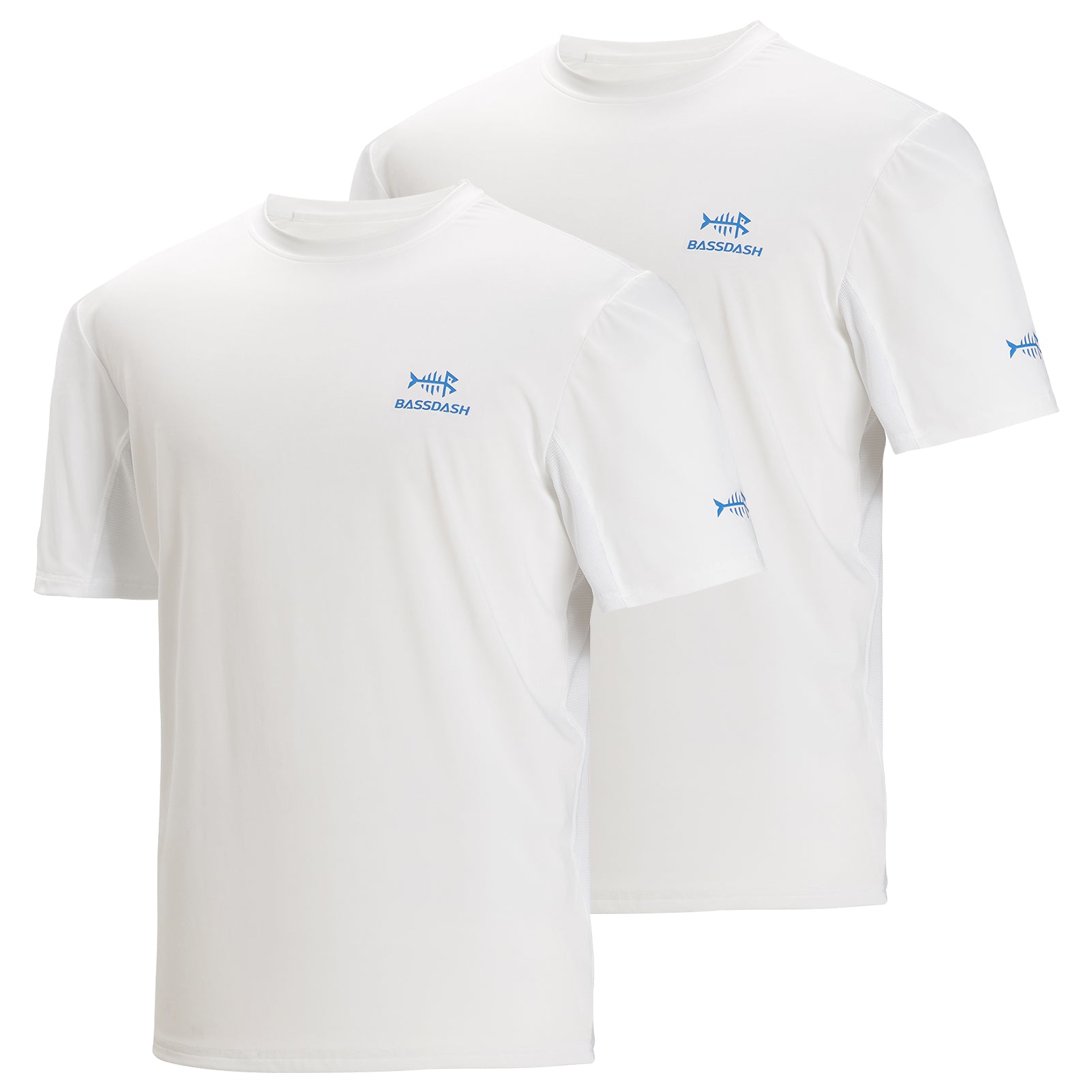 Bassdash Men\'s UPF 50+ Performance Sleeve Fishing Shirt Short Active Dry T-Shirt Quick