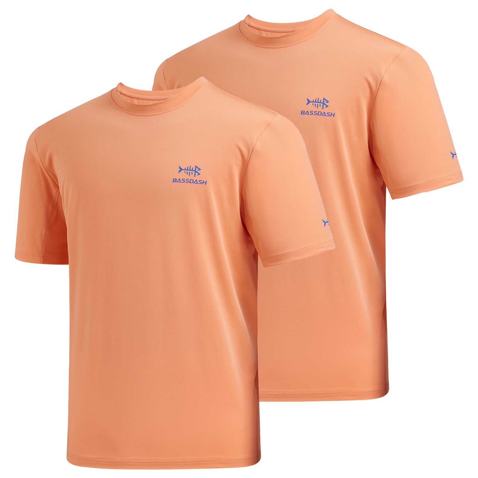 Sleeve Performance 50+ Short Men\'s T-Shirt UPF Fishing Quick Shirt Dry Active Bassdash