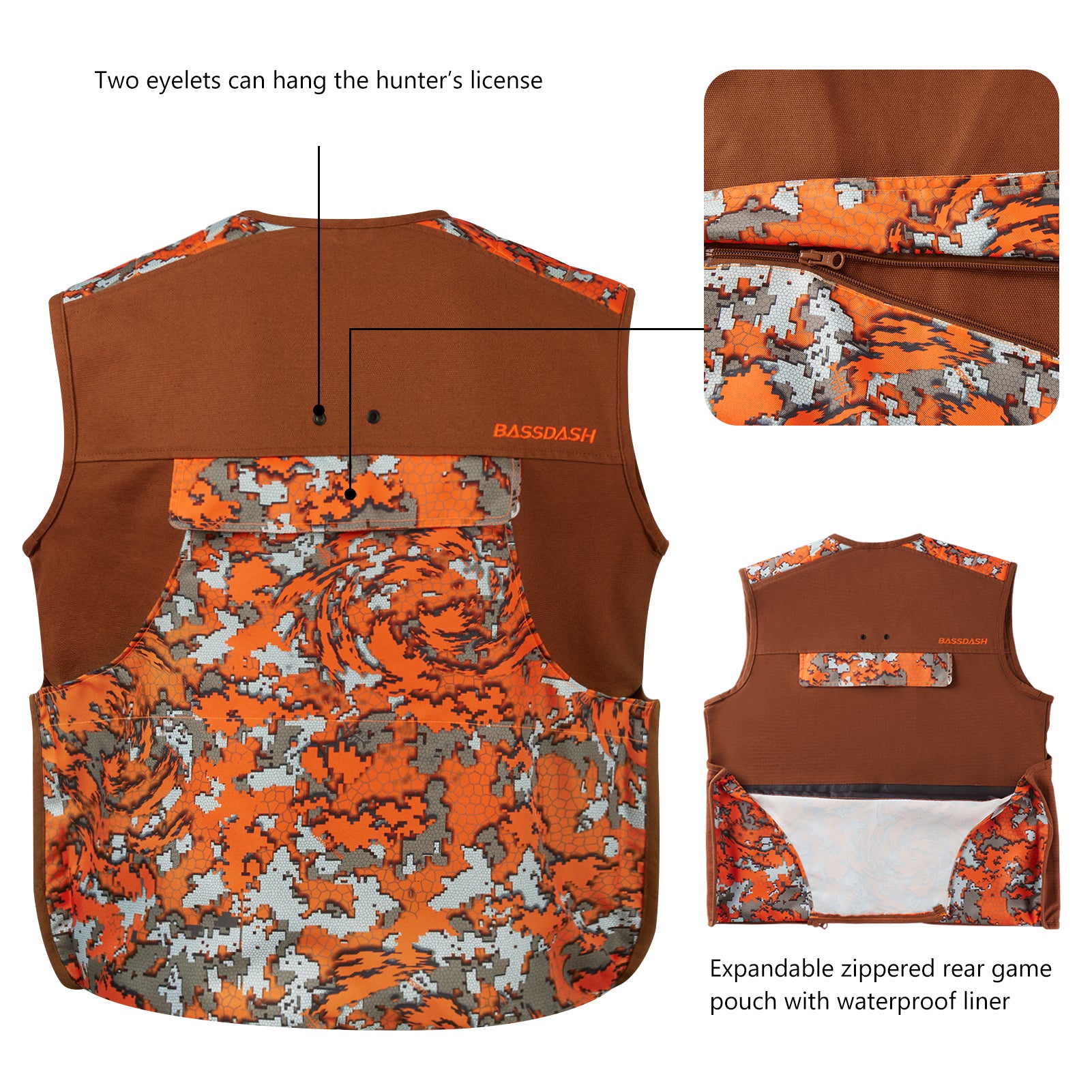 Orange Hunting Vest
