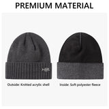 Fleece Lining Winter Knit Beanie