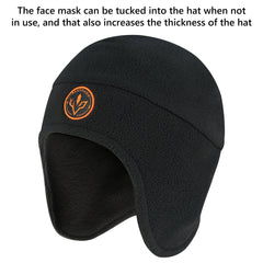 2-in-1 Warm Fleece Hat - Bassdash