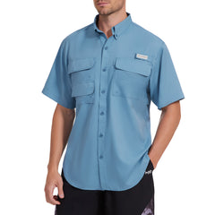 Men's UPF 50+ Short Sleeve Button Down