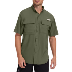 Men's UPF 50+ Short Sleeve Button Down