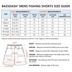 Men's 8in Quick Dry Water Resistant UPF 50+ Shorts - Bassdash