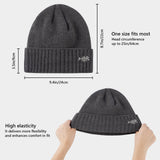 Fleece Lining Winter Knit Beanie