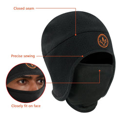 2-in-1 Warm Fleece Hat - Bassdash