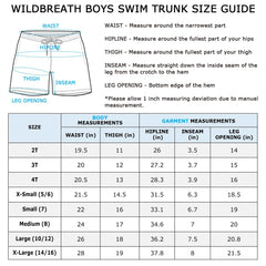 WILDBREATH Boys UPF 50+ Quick Dry Swim Trunks - Bassdash