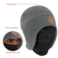 2-in-1 Warm Fleece Hat - Bassdash