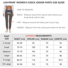 Women's Fleece Lined Jogger Pants LB12W - Bassdash