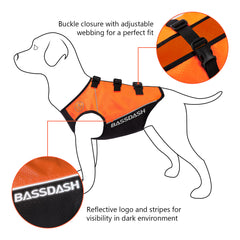 Dog Safety Vest FV13 - Bassdash