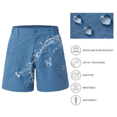 Youth 5in UPF 50+ Quick Dry Fishing Shorts FP03Y