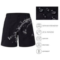 Men's 8in Quick Dry Water Resistant UPF 50+ Shorts - Bassdash