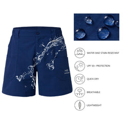 Men's 8in Quick Dry Water Resistant UPF 50+ Shorts - Bassdash