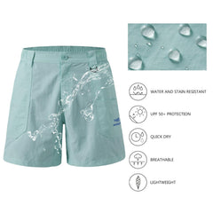 Men's 8in Quick Dry Water Resistant UPF 50+ Shorts - Bassdash