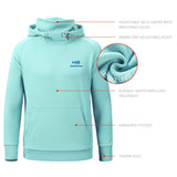 Youth Fishing Fleece Hoodie with Mask FS18Y