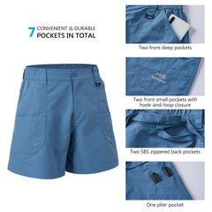 Youth 5in UPF 50+ Quick Dry Fishing Shorts FP03Y