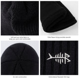 Fleece Lining Winter Knit Beanie