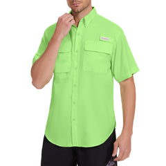 Men's UPF 50+ Short Sleeve Button Down