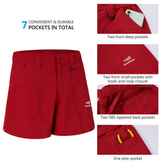 Men's 6in Quick Dry Water Resistant UPF 50+ Shorts FP03M