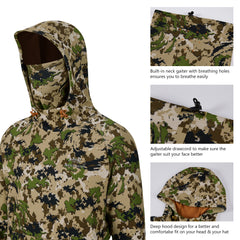 Men’s Fleece Hoodie with Neck Gaiter FS18M - Bassdash