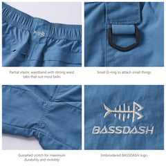 Youth 5in UPF 50+ Quick Dry Fishing Shorts FP03Y