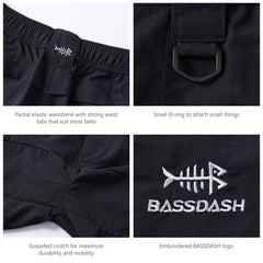 Men's 8in Quick Dry Water Resistant UPF 50+ Shorts - Bassdash