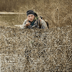 hunting blind camouflage netting with backing netting - Bassdash