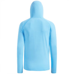 UVSAI Men Permanent UV Sun Hoodie Shirt with Mask