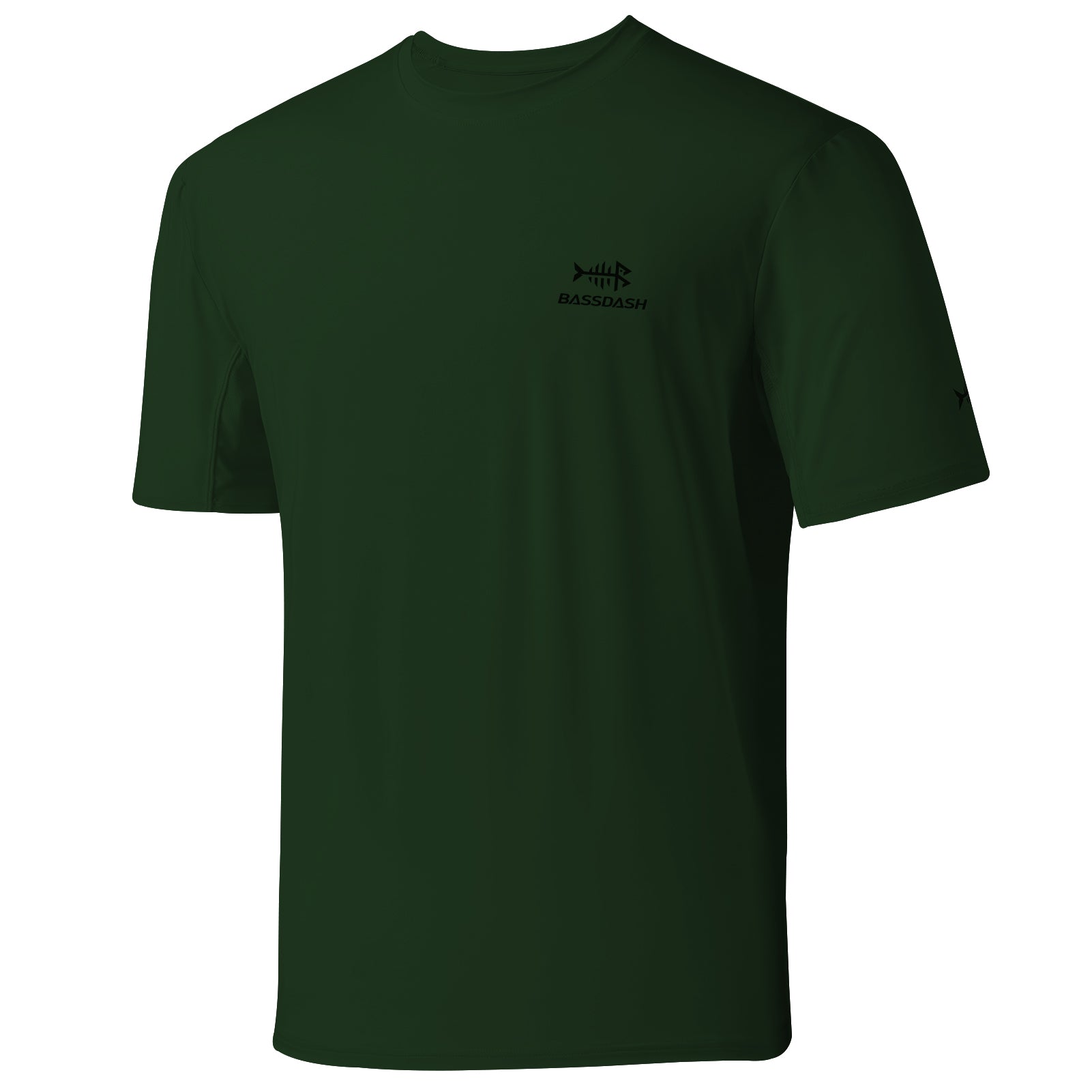 Buy BASSDASHMen's UPF 50+ Sun Protection Fishing Shirt Short