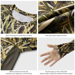 Women's Hunting Camo Long Sleeve UV Shirts FS13W - Bassdash